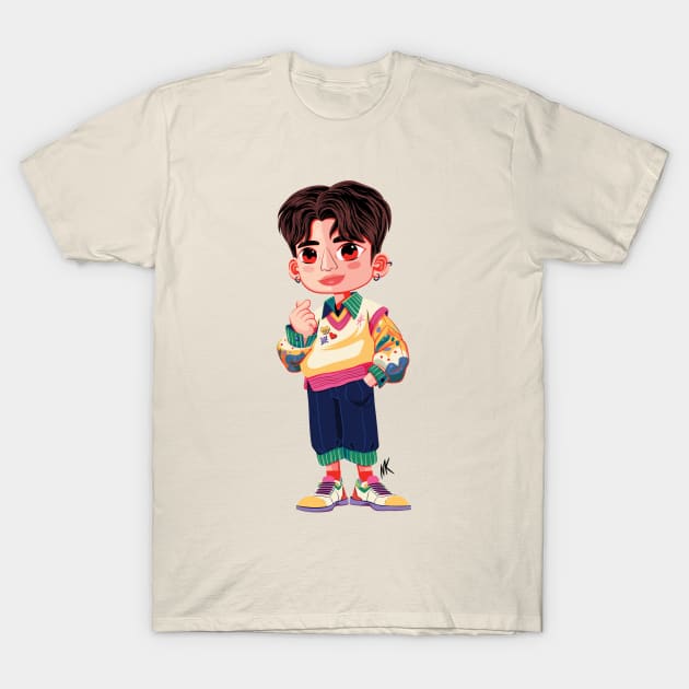 Seungmin T-Shirt by nocturnallygeekyme